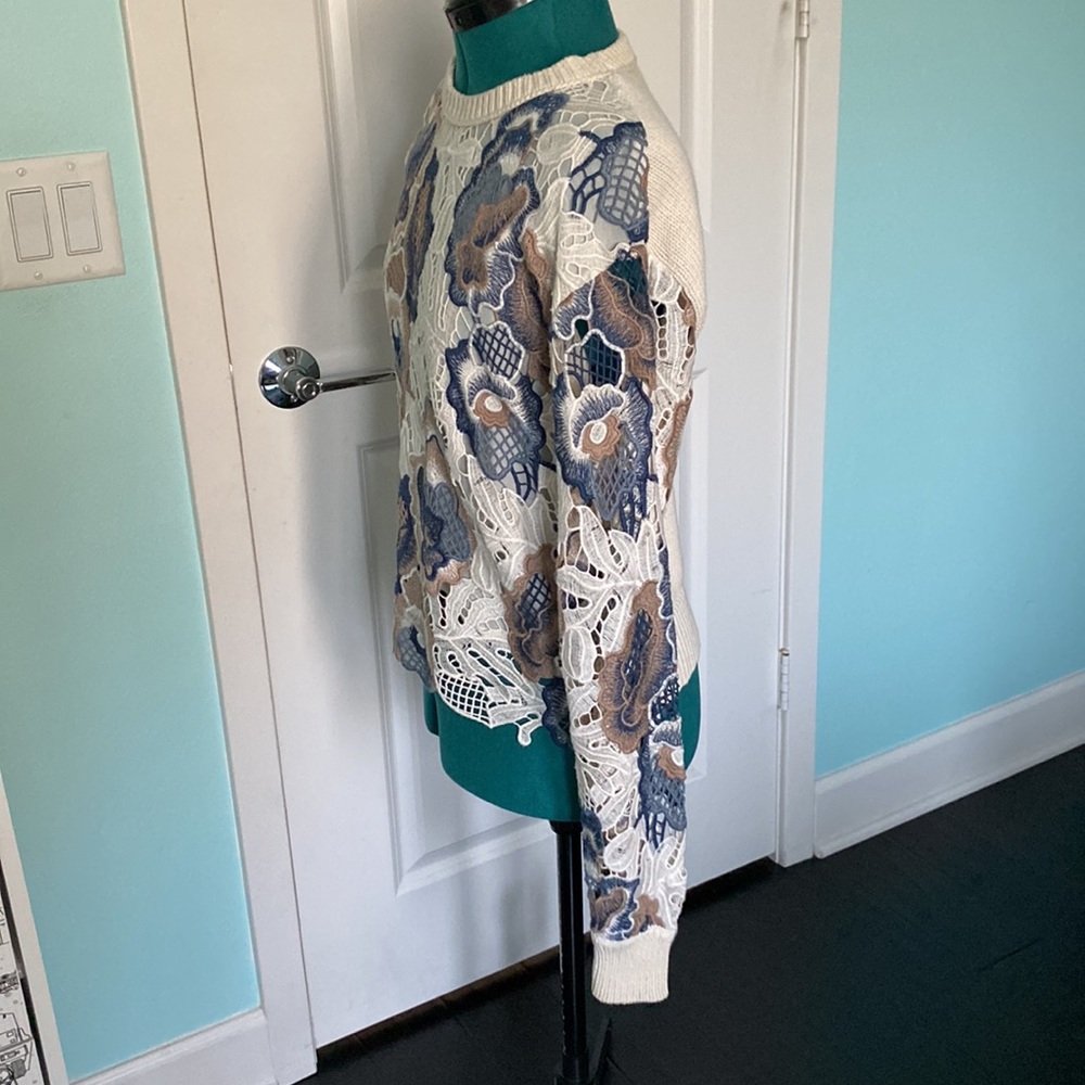See by Chloe floral lace sweater - Picture 3 of 10